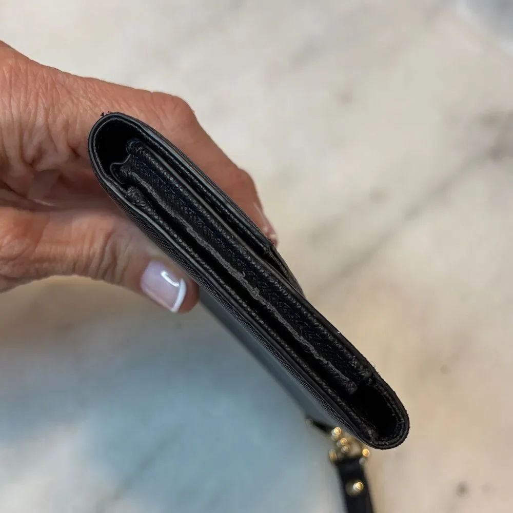 Kate Spade Wallet Leather Saffiano Wristlet Wallet Case